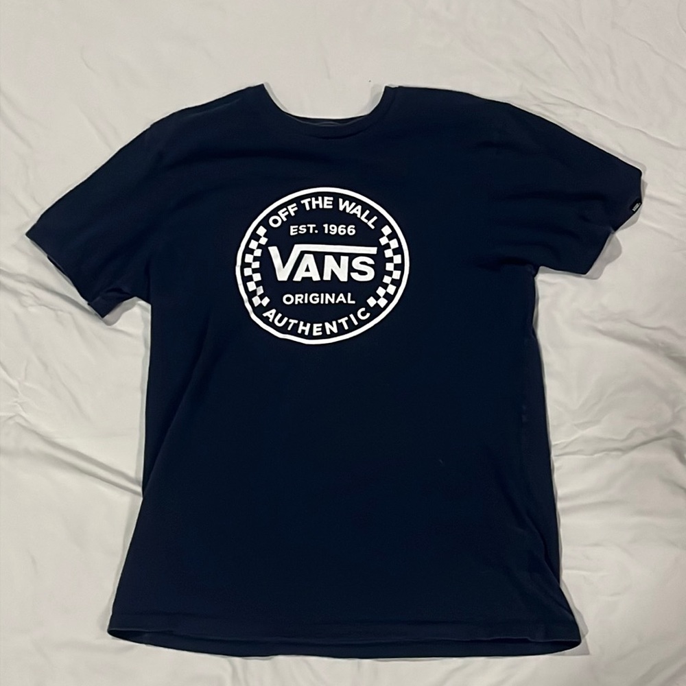 Navy Blue Vans tee